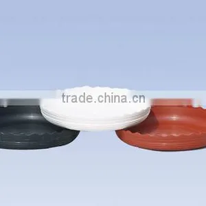 Round Plastic Flower Pot - Saucer KLDH-300 thumbnail-1