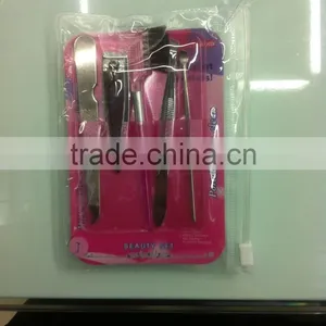 2016 Cheapest Hot Sale Manicure Set Nail Clipper &pedicure Set With Pvc Bag thumbnail-4