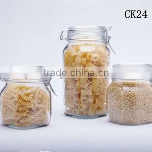Stocked Home Items Hermetic Glass Jar With Clip Top thumbnail-2
