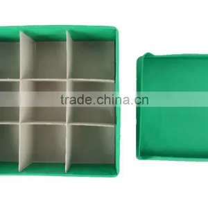 Fabric Folding Storage Ottoman Green Foot Rest Stool Footrest thumbnail-2