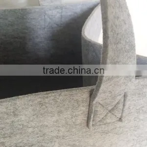 Wholesale Custom China Large Customized Handmade Wool Felt Beach Lady Hand Tote Bag for Sale thumbnail-5