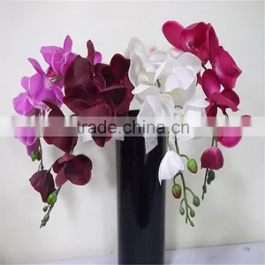 SJ20170046 China Wholesale High Quality Fake Plastic Flowers for Indoor Decoration Artificial Orchid thumbnail-1