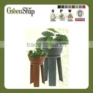 Декоративный подставка для садовых горшков от Greenship/ Срок службы 10 лет/ Легкий вес/ Защита от УФ-лучей/ Экологически чистый thumbnail-1
