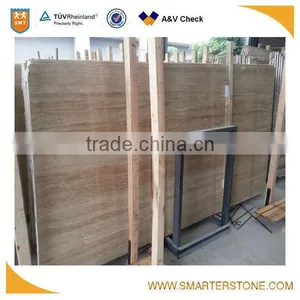 Imported Romano Travertine Slabs/tiles With Hole Filled thumbnail-1