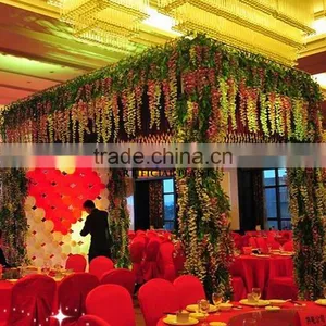 Wedding Wisteria Tofu Princess Wedding Arches Arranged Background thumbnail-1