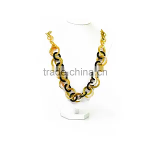 Horn Necklace 100% Handmade, Natural Colours and Fashionable Designs thumbnail-3