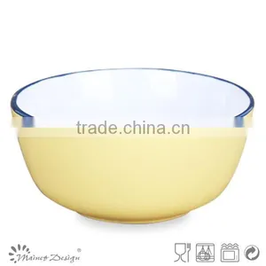 Factory Direct Wholesale Gloss Glaze Ceramics Cereal Bowl With Dot thumbnail-4