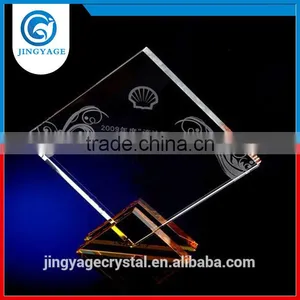 Jingyage Luxury New Style Clear Crystal Trophy Crystal Clear Glass Souvenir Gifts Crystal Trophy and Award thumbnail-1