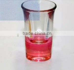 Promotional Shot Glass Cup With Red Bottom thumbnail-1