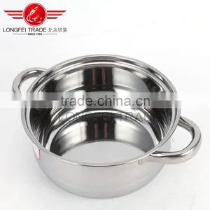 Hot Selling 4PCS Stainless Steel Stock Pot Set Cooking Pot Cookware Set thumbnail-5