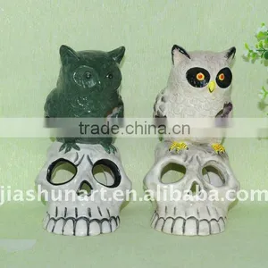 Ceramic Halloween Candle Holder/ Halloween Items thumbnail-1