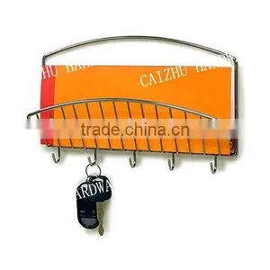 Wall Mounted Letter Holder and Key Rack thumbnail-1