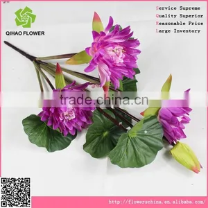 Lovely Artificial Water Lily Decorative Water Lily Landscaping Flowers for Wholesale thumbnail-3