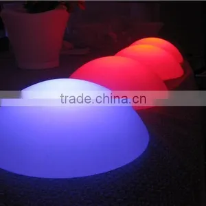 Popular Beautiful Rechargeable Half Round Shape Led Ball thumbnail-1
