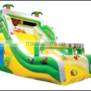(HD-9601)Happy Island !Commercial Used Inflatable Jumper Slides thumbnail-1