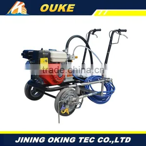 Honda Engine Hand Push Cold Plastic Road Marker Machine thumbnail-5