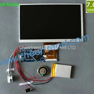 Fold Paper Hardcover 7'' TFT Lcd Video Brochure Card 8gb Memory thumbnail-5