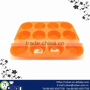 12 Cups Silicone Baking Mould CK-SL314A thumbnail-1