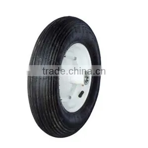 4.00-8 Inch Solid Lowest Price Garden Rubber Wheel for Wheelbarrow thumbnail-3