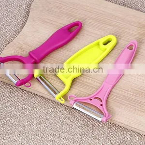 Hot Pink Stainless Steel Kitchen Potato Grater Peeler thumbnail-3