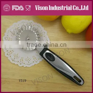 Wholesale Multi Function Round Pastry Bike Wheel Stainless Steel Pizza Cutter thumbnail-1