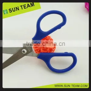 SC034 CE Certificated 4-3/4" Economy Plastic Handle School Student Scissors thumbnail-2