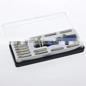15pc Screwdriver Torx Screwdriver Bit Set T5 T6 T8 T10 T15 Bit PH Tool Set Cell Phone Repair Screwdriver Set thumbnail-1