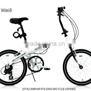 Foldable Bicycle Japanese Design City Bicycle WACHSEN 20 Inch thumbnail-1