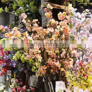 Wholesale Artificial Silk Flower for Home Decoration Fabric Apple Flowers thumbnail-2