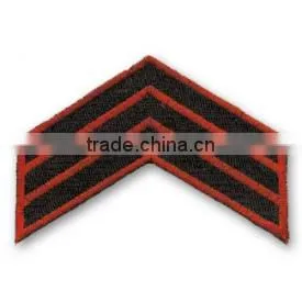 Embroider Sergeant Stripes Rank Patch thumbnail-1