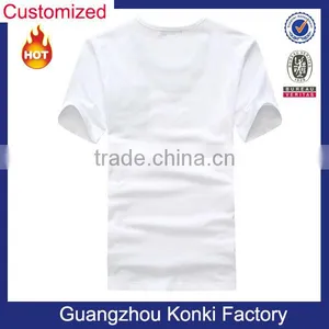 China Directly Supplier 100%cotton 95 Cotton /5 Elastane T-shirt Blank T-shirt thumbnail-2