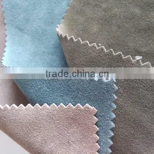 Pu Suede Flocked Leather, Double Flocking Leather for Shoes Upper thumbnail-2