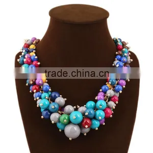 Zm33314a Simple Women Elegant Faux Pearl Wedding Necklace for Ladies thumbnail-3