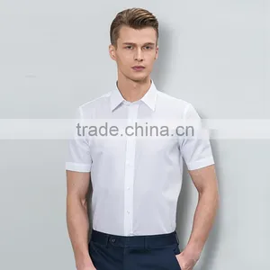 Wholesale Models Solid Color White Or Black Fancy Design Men Shirt thumbnail-5