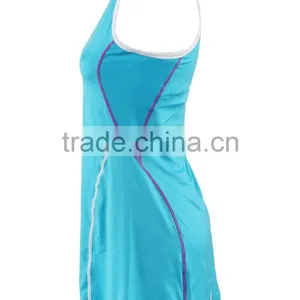 Tennis Clothes Woman Custom Girls Tennis Long Dress Clothes Wholesale thumbnail-4