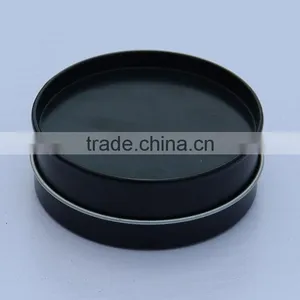 R1885H Black Matt Colour Round Tin Can 250ml Aluminium Tin Black thumbnail-6