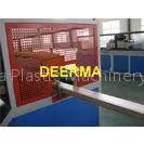 WPC Deck Flooring Plastic Profile Extrusion Line With Plastic Sheet Cutting Machine thumbnail-1