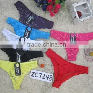 Ladies Sexy Lace Thong thumbnail-1
