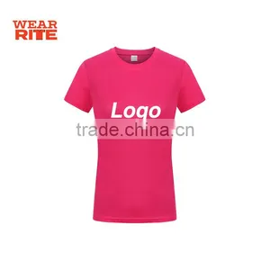 Dry Fit 100% Polyester Short Sleeve Blank T Shirts For Women thumbnail-1