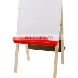 Hot Sale Kids Easel Magnetic Drawing Stand Board in Wood thumbnail-6