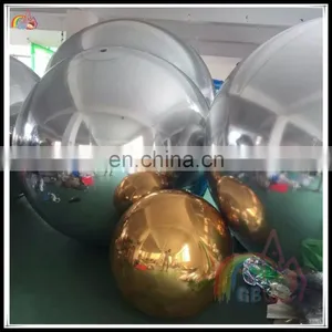 Best Price Giant Inflatable Hanging Mirror Ball Christmas Party Event Mirror Ball Silver Hanging Decoration thumbnail-3