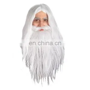 Halloween Carnival Party Wizard Wig for Adults thumbnail-5