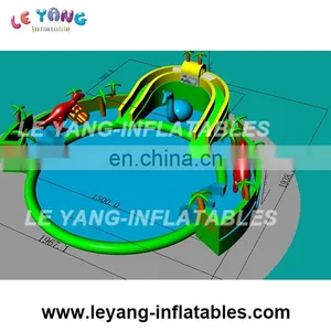 Giant Commercial Grade Inflatable Water Park / Water Theme Park for Adult and Kids thumbnail-2