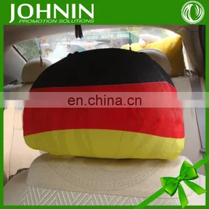 Hot Sale Custom Spandex Polyester Printed Car Seat Headrest Cover thumbnail-1