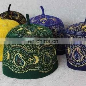 Factory Direct Sale Muslim Men Embroidered Prayer Caps Africa Nigeria thumbnail-1