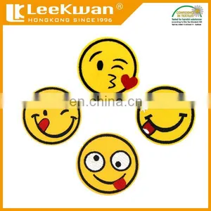 Face Emoji StickyPatch/ Custom Self-adhesive On Patch/ Embroidered Applique thumbnail-3