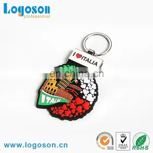 2017 New Souvenir PVC Rubber Key Chain thumbnail-1