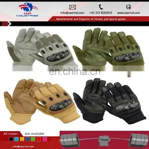 Microfiber Army Green Nylon Tactical Gloves thumbnail-1