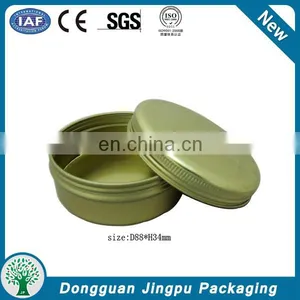 Fancy Small Round Metal Lipstick Lip Balm Tin Box thumbnail-1