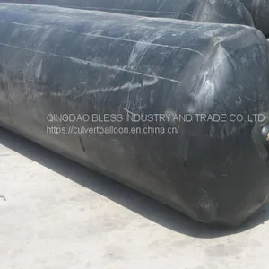 Pneumatic Rubber Balloon for Pipe Culvert Construction, Rubber Formwork for  storm drain and culvert  thumbnail-3
